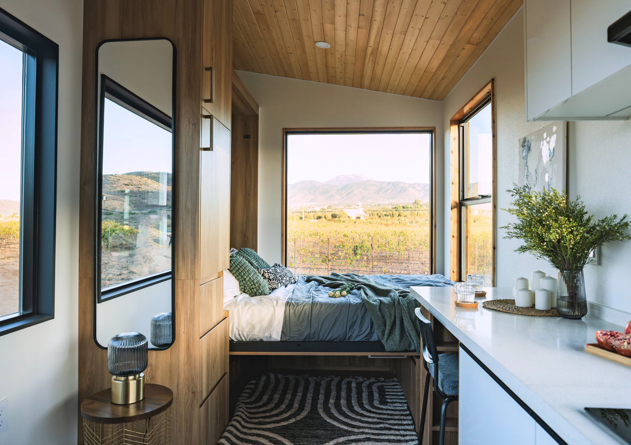 Cozy Queen Bed by Night